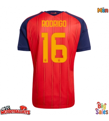 Spain Rodri Hernandez #16 Replica Home Stadium Shirt World Cup 2026 Short Sleeve